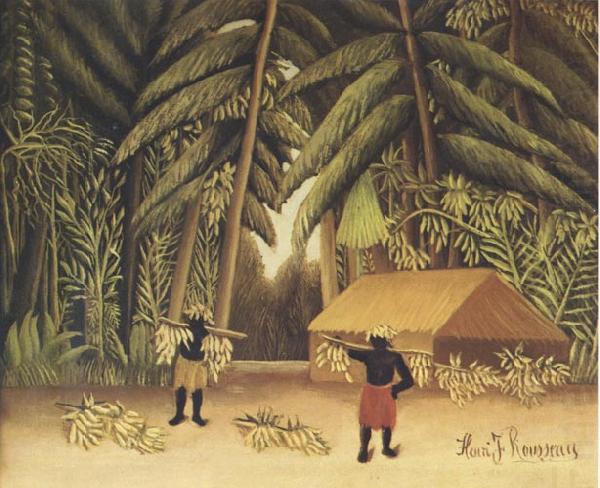 Henri Rousseau The Banana Harvest